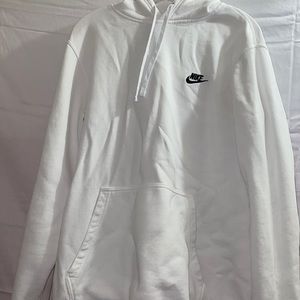 white nike hoodie